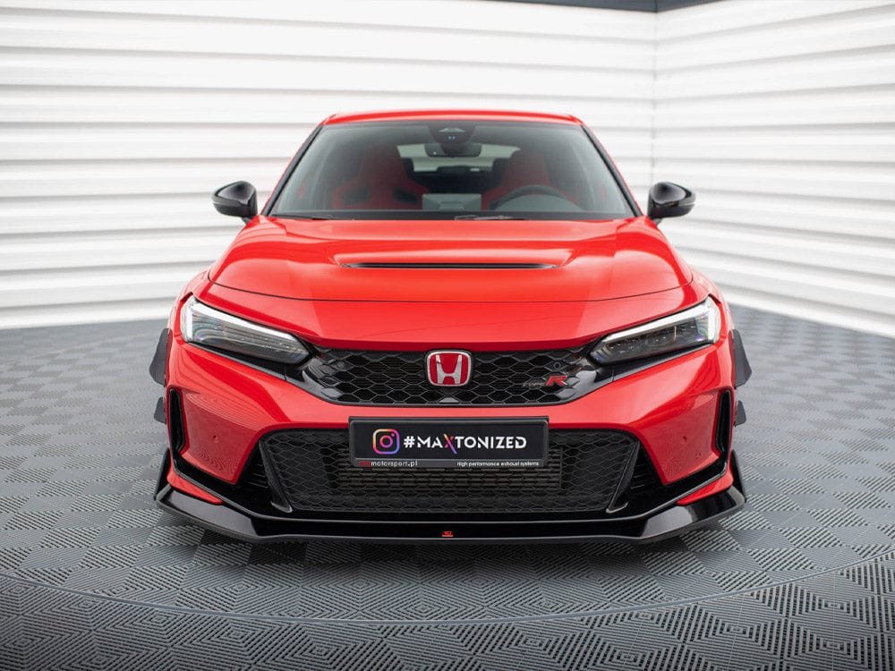 Maxton Design Front Splitter V.1 + Flaps Honda Civic Type-R Mk 11 Maxton Design SR