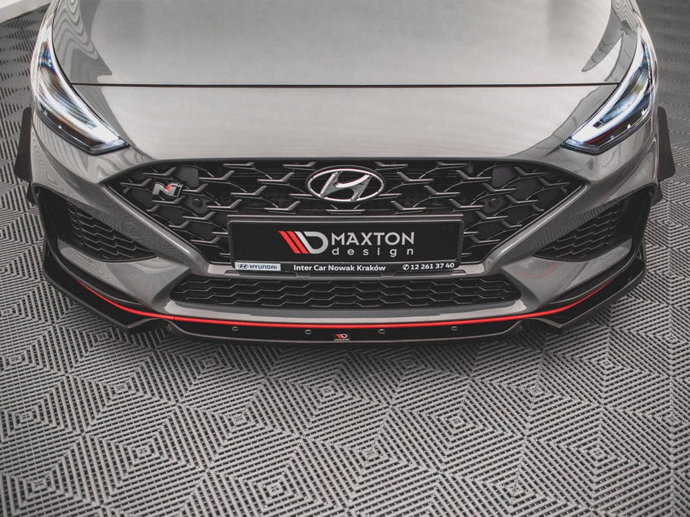 Maxton Design Front Splitter V.1 + Flaps Hyundai I30 N Hatchback / Fastback Mk3 Facelift Maxton Design SR