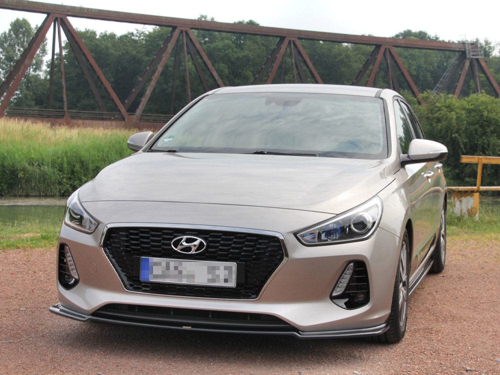 Maxton Design Front Splitter V.1 Hyundai I30 MK3 Hatchback 2017-UP Maxton Design SR