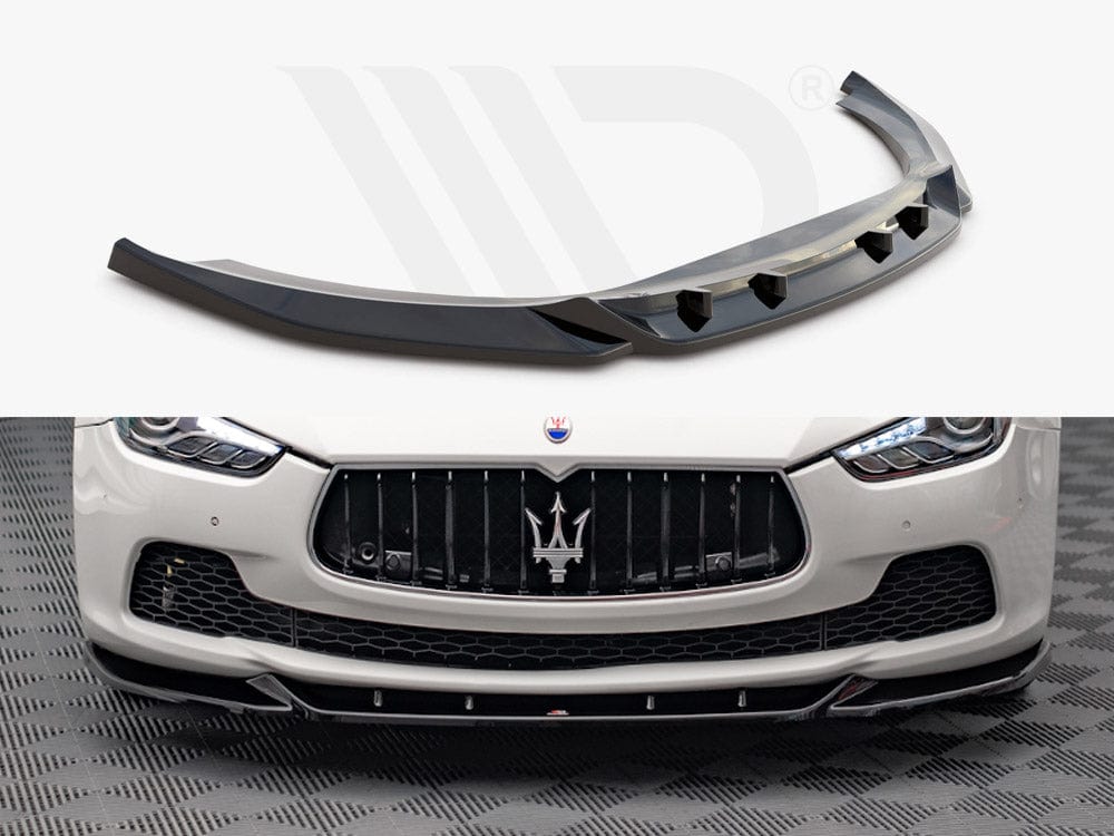 Maxton Design Front Splitter V.1 Maserati Ghibli MK3 2013-2017 Maxton Design SR