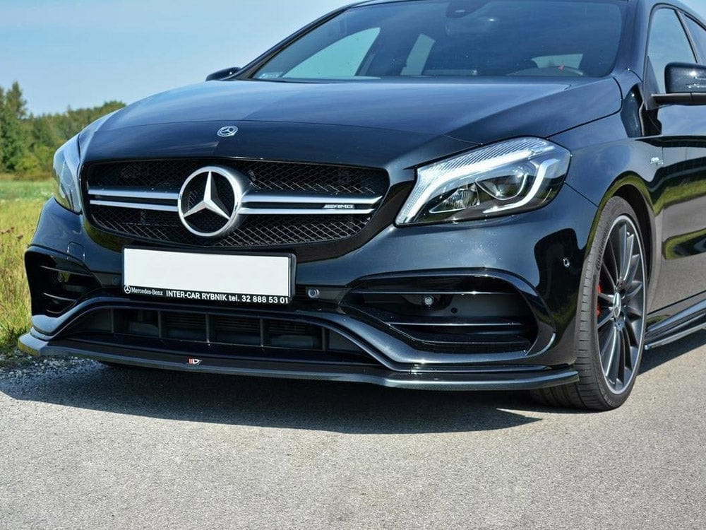 Maxton Design Front Splitter V.1 Mercedes A W176 AMG Facelift Maxton Design SR