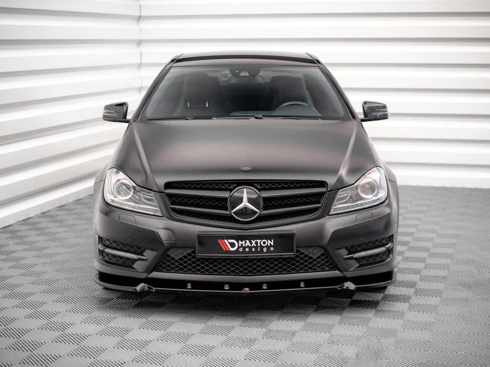 Maxton Design Front Splitter V.1 Mercedes C Coupe AMG-Line C204 Maxton Design SR