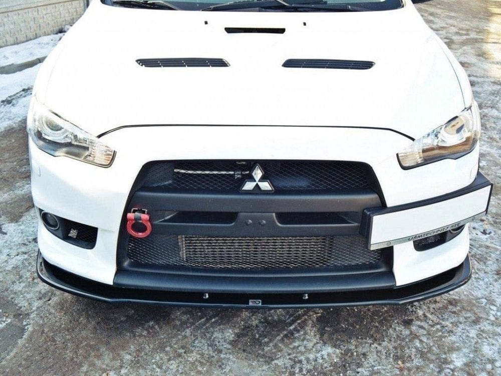 Maxton Design Front Splitter V.1 Mitsubishi Lancer EVO X 2007-2015 Maxton Design SR