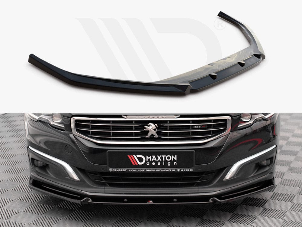Maxton Design Front Splitter V.1 Peugeot 508 GT MK1 Facelift 2014-2018 Maxton Design SR