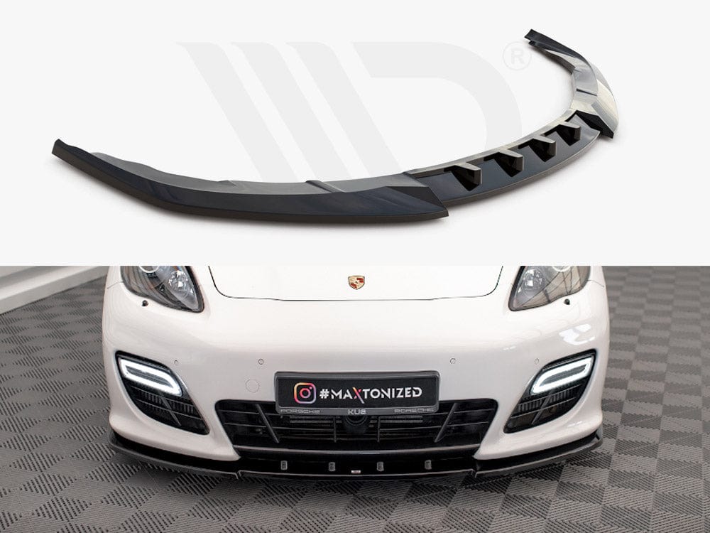 Maxton Design Front Splitter V.1 Porsche Panamera Turbo Sport Design Package 970 Maxton Design SR