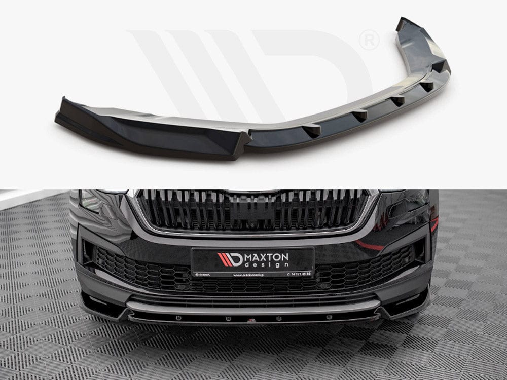 Maxton Design Front Splitter V.1 Skoda Kodiaq MK1 Facelift 2021- Maxton Design SR