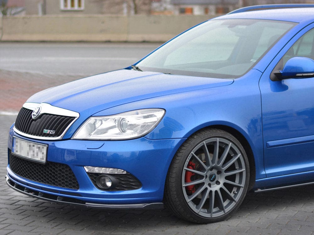 Maxton Design Front Splitter V.1 Skoda Octavia MK2 VRS Facelift 2008-2013 Maxton Design SR