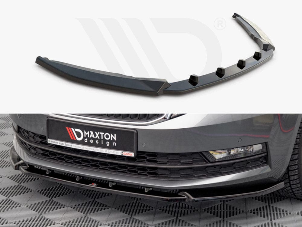 Maxton Design Front Splitter V.1 Skoda Octavia MK3 Facelift 2016-2020 Maxton Design SR