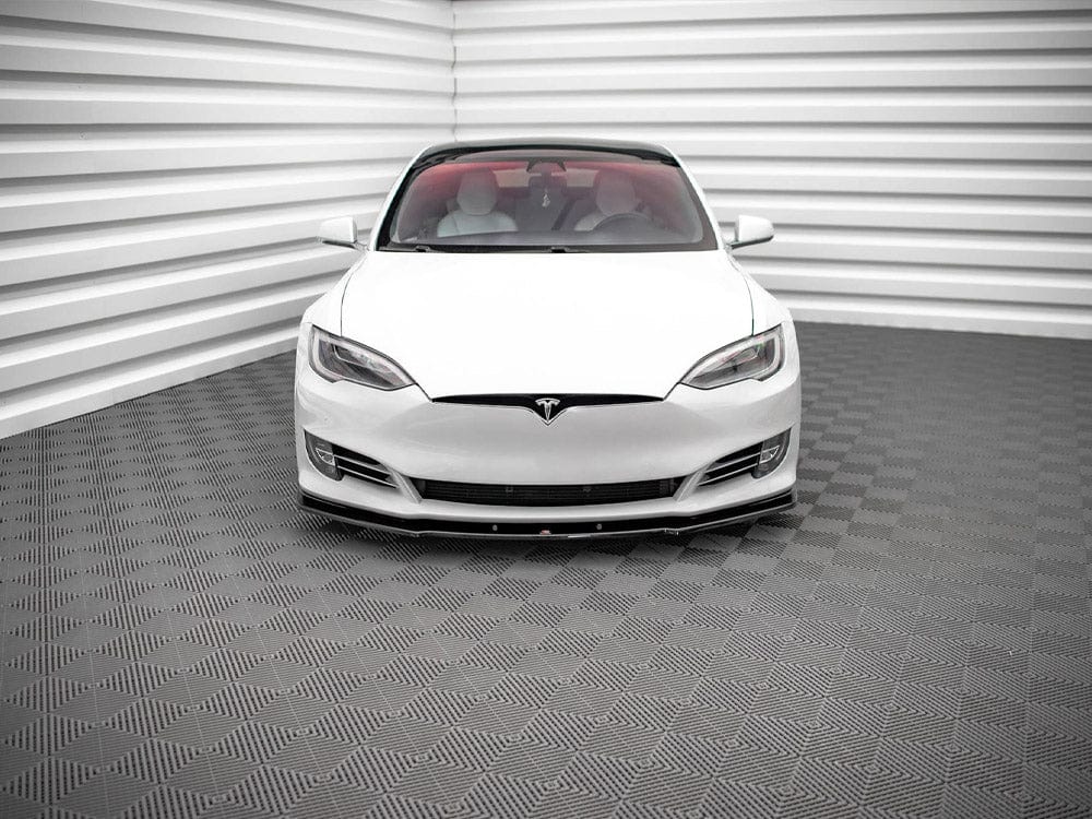 Maxton Design Front Splitter V.1 Tesla Model S Facelift Maxton Design SR
