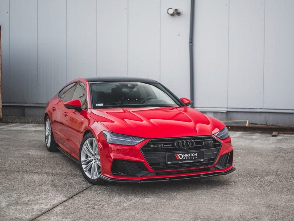 Maxton Design Front Splitter V.2 Audi A7 C8 S-line / S7 C8 2017- Maxton Design SR