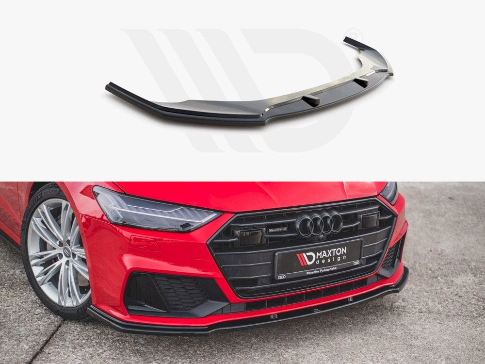 Maxton Design Front Splitter V.2 Audi A7 C8 S-line / S7 C8 2017- Maxton Design SR