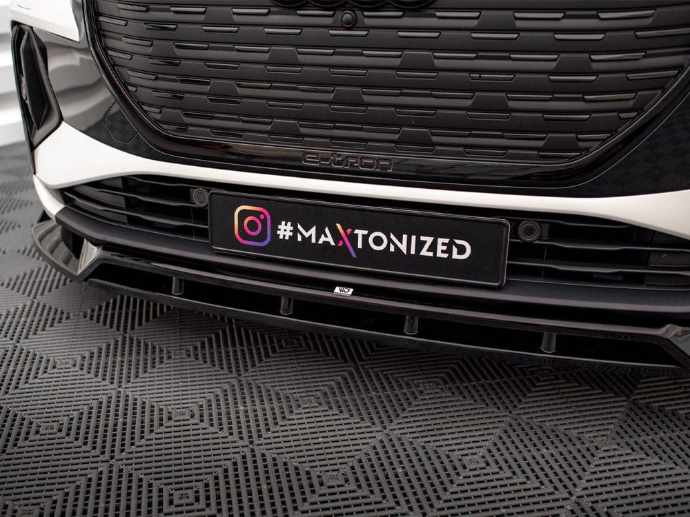 Maxton Design Front Splitter V.2 Audi Q4 e-Tron Sportback Mk1 Maxton Design SR