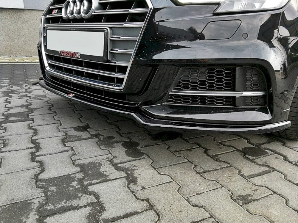 Maxton Design Front Splitter V.2 Audi S3 / A3 S-line 8V Facelift Sedan 2016-2020 Maxton Design SR