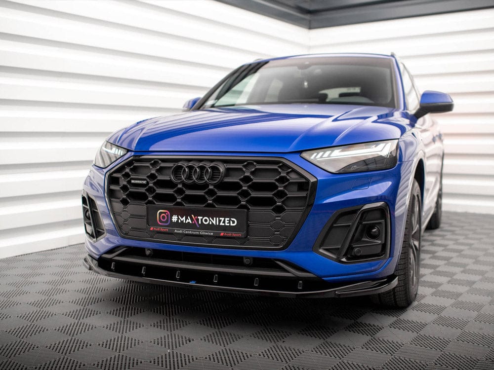 Maxton Design Front Splitter V.2 Audi SQ5 / Q5 S-Line SUV / Sportback Mk2 Facelift Maxton Design SR
