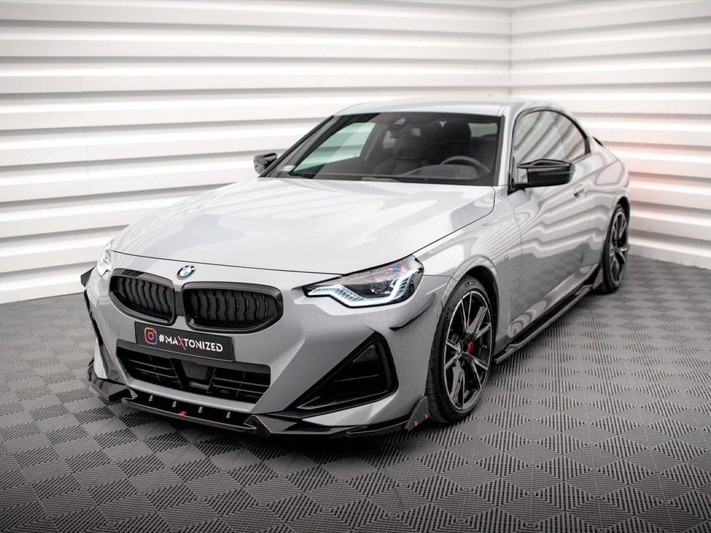 Maxton Design Front Splitter V.2 + Flaps BMW 2 Coupe M-Pack / M240i G42 Maxton Design SR