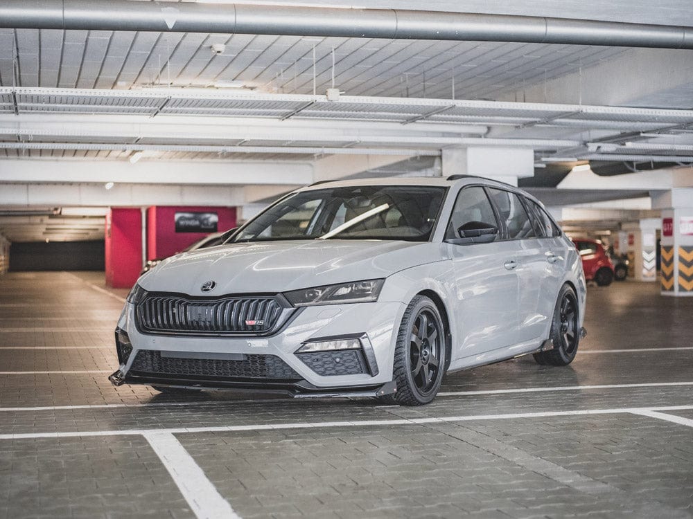 Maxton Design Front Splitter V.2 + Flaps Skoda Octavia RS Mk4 Maxton Design SR