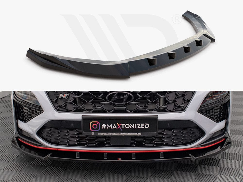 Maxton Design Front Splitter V.2 Hyundai Kona N Mk1 Maxton Design SR
