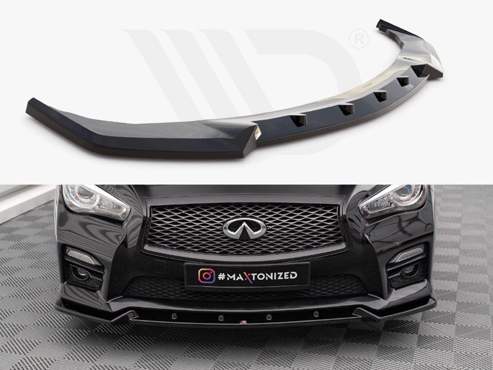 Maxton Design Front Splitter V.2 Infiniti Q50 S Mk1 Maxton Design SR