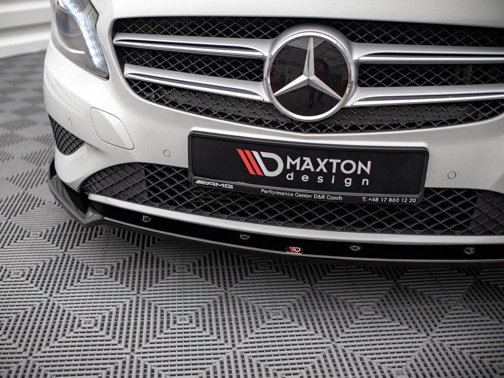 Maxton Design Front Splitter V.2 Mercedes A W176 2012-2015 Maxton Design SR