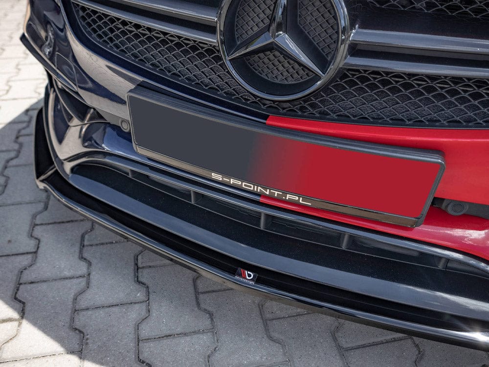 Maxton Design Front Splitter V.2 Mercedes A45 AERO W176 Facelift 2015-2018 Maxton Design SR