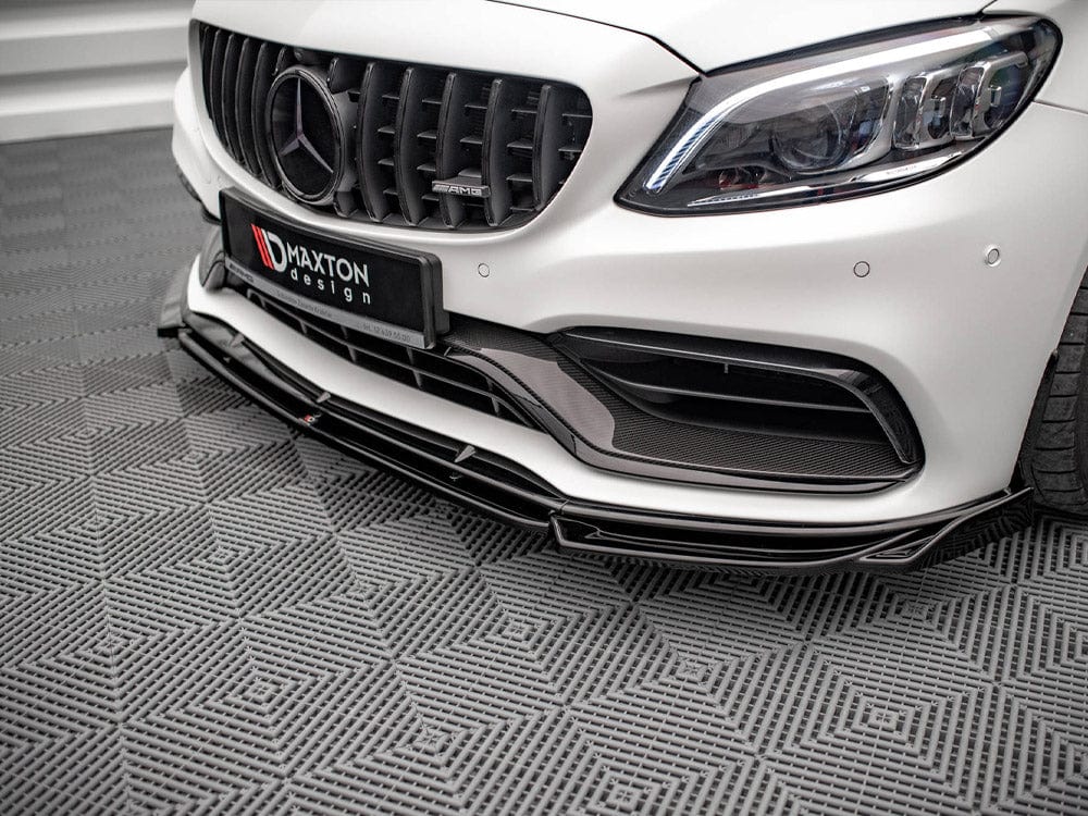 Maxton Design Front Splitter V.2 Mercedes-AMG C63 Coupe AMG Aero Pack C205 Facelift Maxton Design SR
