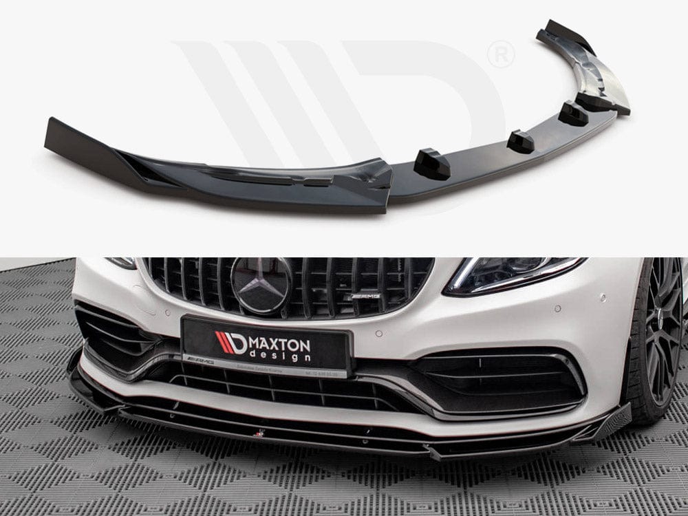 Maxton Design Front Splitter V.2 Mercedes-AMG C63 Coupe AMG Aero Pack C205 Facelift Maxton Design SR