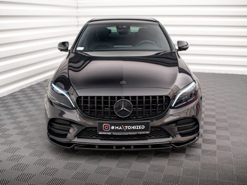 Maxton Design Front Splitter V.2 Mercedes C AMG Line / C43 AMG Sedan / Coupe W205 / C205 Facelift Maxton Design SR