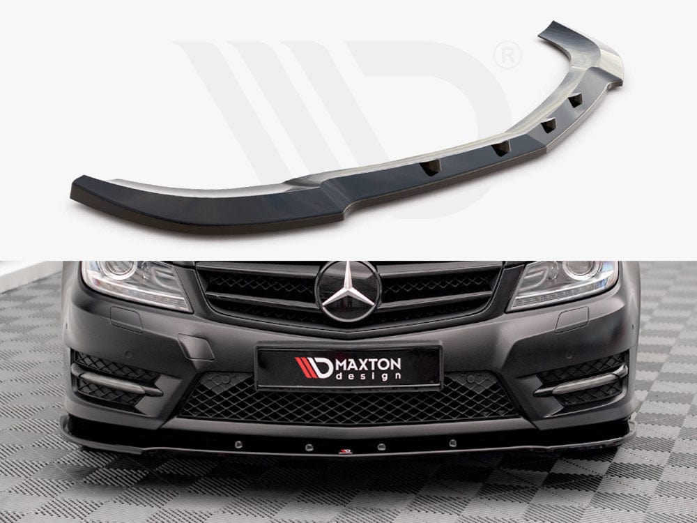 Maxton Design Front Splitter V.2 Mercedes C Coupe AMG-Line C204 Maxton Design SR