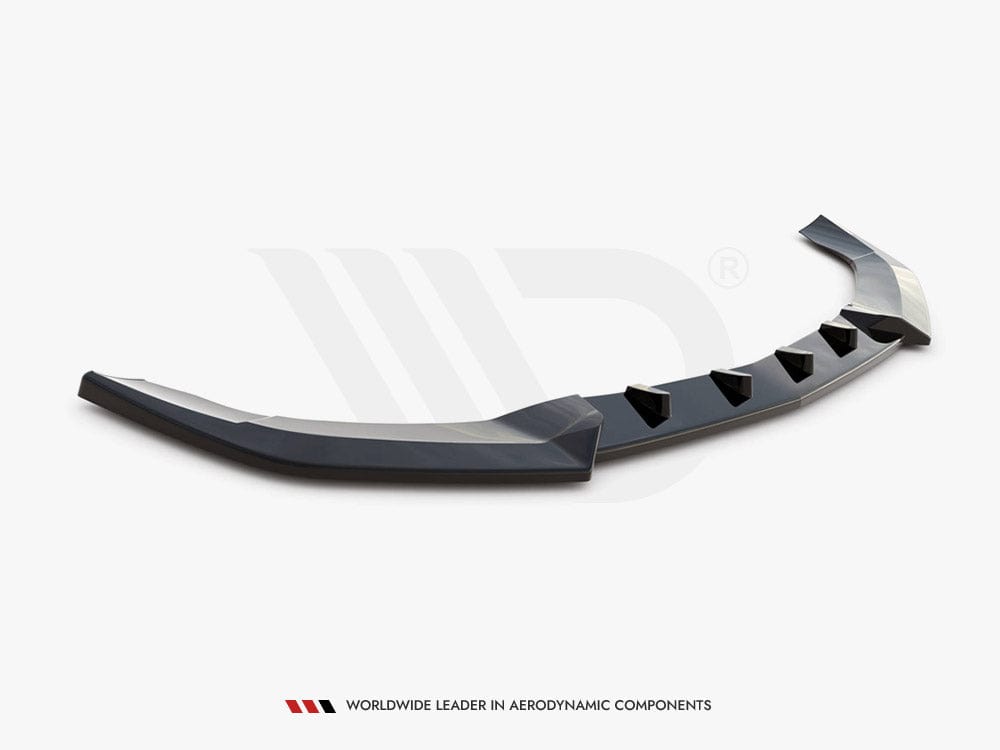 Maxton Design Front Splitter V.2 Mercedes E Amg-Line Sedan W212 Facelift 2012-2016 Maxton Design SR