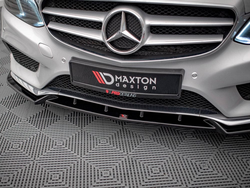 Maxton Design Front Splitter V.2 Mercedes E Amg-Line Sedan W212 Facelift 2012-2016 Maxton Design SR