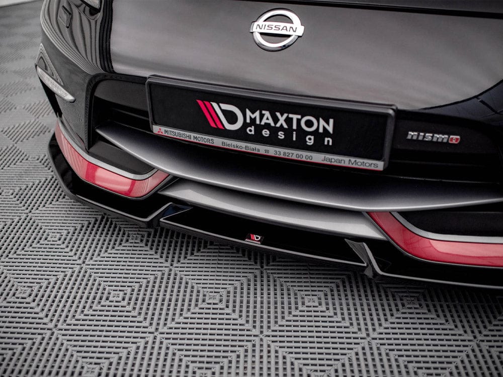 Maxton Design Front Splitter V.2 Nissan 370Z Nismo Facelift 2014-2020 Maxton Design SR