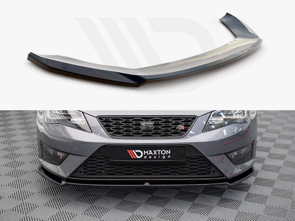 Maxton Design Front Splitter V.2 Seat Leon FR / Cupra MK3 2012-2016 Maxton Design SR