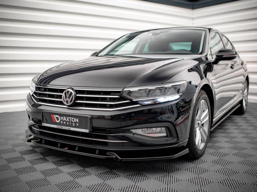 Maxton Design Front Splitter V.2 VW Passat B8 Facelift 2019- Maxton Design SR
