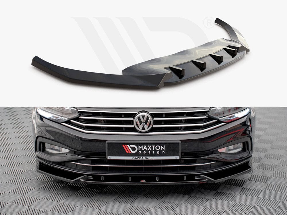 Maxton Design Front Splitter V.2 VW Passat B8 Facelift 2019- Maxton Design SR