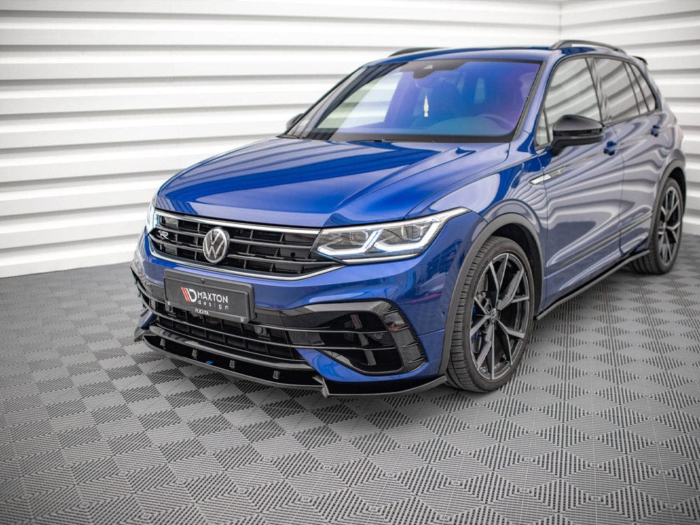 Maxton Design Front Splitter V.2 VW Tiguan R  / R-line MK2 Facelift 2020- Maxton Design SR