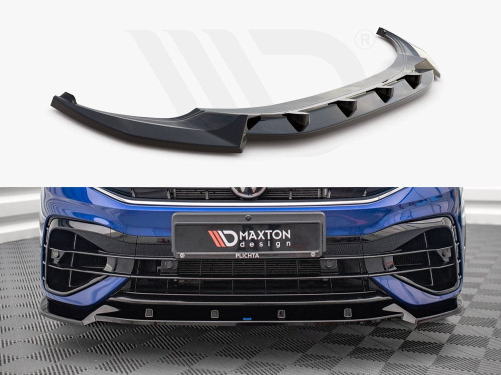 Maxton Design Front Splitter V.2 VW Tiguan R  / R-line MK2 Facelift 2020- Maxton Design SR