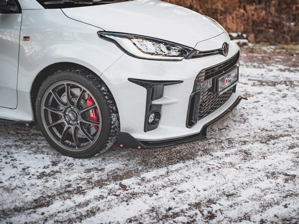 Maxton Design Front Splitter V.3 + Flaps Toyota GR Yaris Mk4 Maxton Design SR
