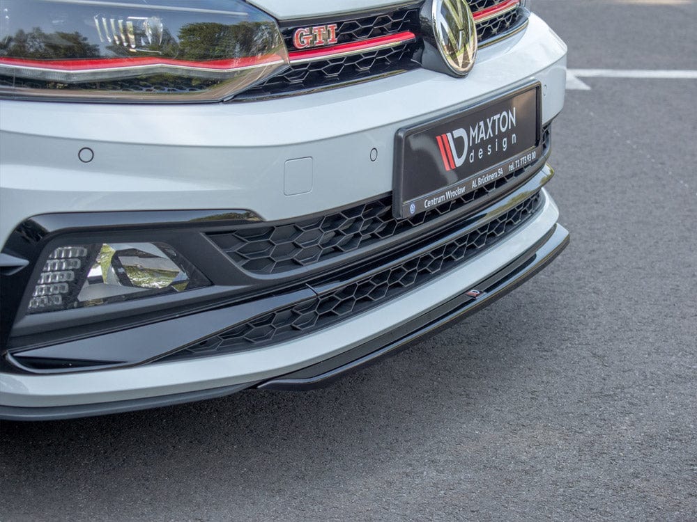 Maxton Design Front Splitter V.4 VW Polo MK6 GTI 2017-2021 Maxton Design SR