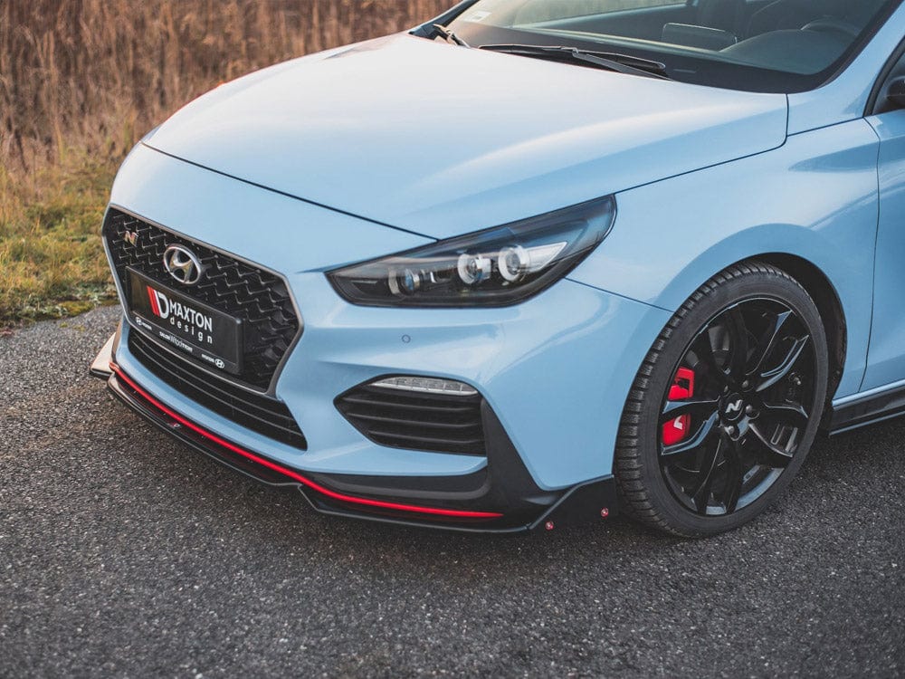 Maxton Design Front Splitter V.6 + Flaps Hyundai I30 N Mk3 Hatchback / Fastback Maxton Design SR