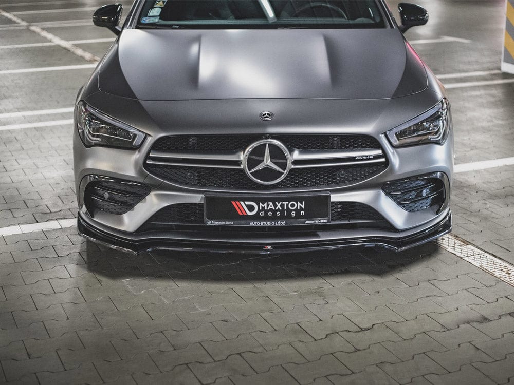 Maxton Design Front Splitter V1 Mercedes-amg CLA 35 AERO C118 2019- Maxton Design SR