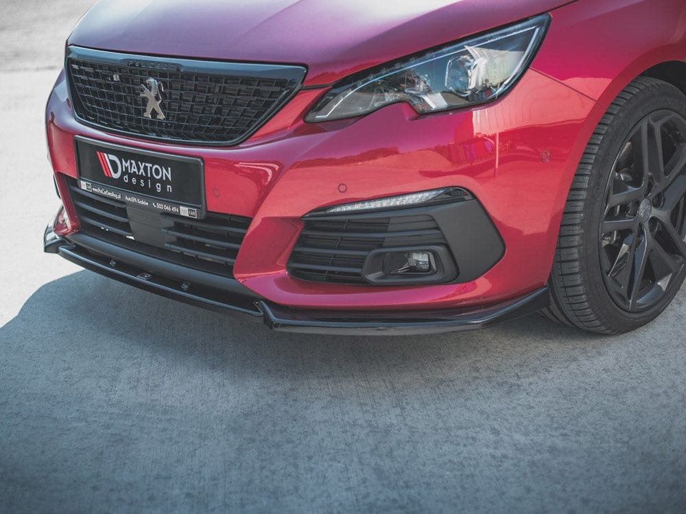 Maxton Design Front Splitter V1 Peugeot 308 GT MK2 Facelift 2017- Maxton Design SR