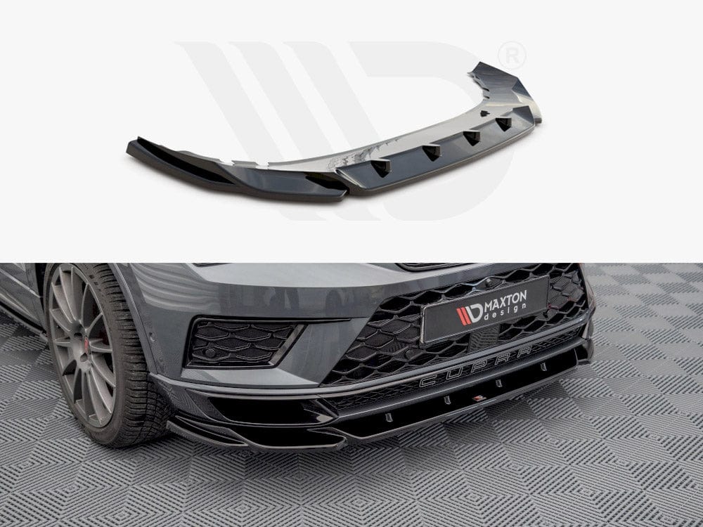 Maxton Design Front Splitter V2 Cupra Ateca 2018-2019 Maxton Design SR