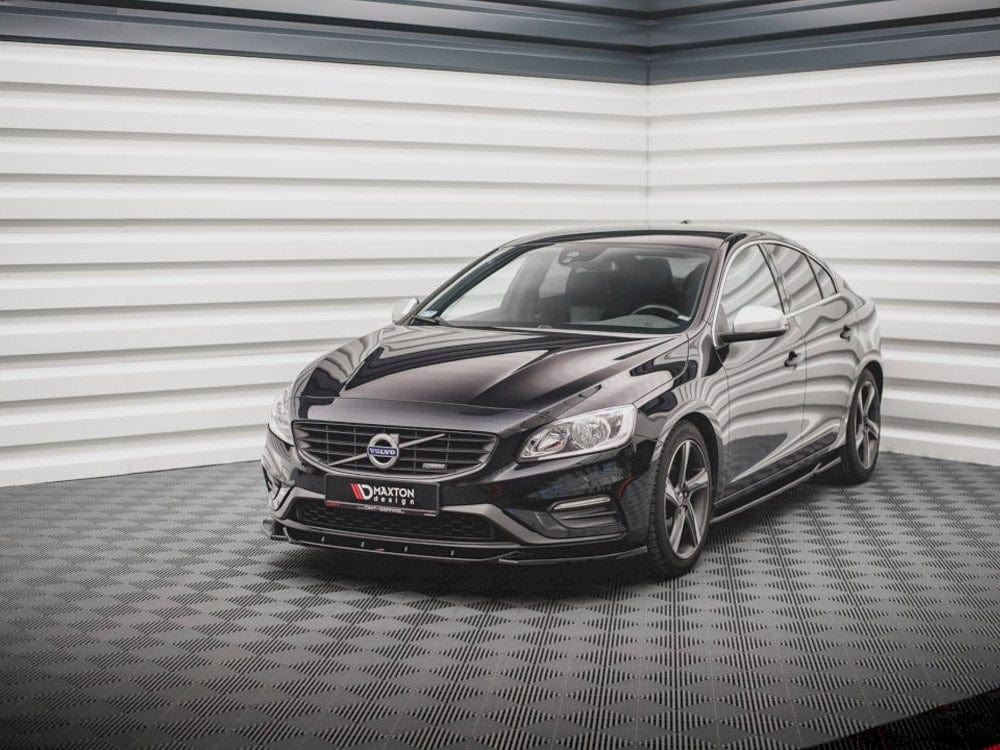 Maxton Design Front Splitter V2 Volvo S60 R-design MK2 2014-2018 Maxton Design SR