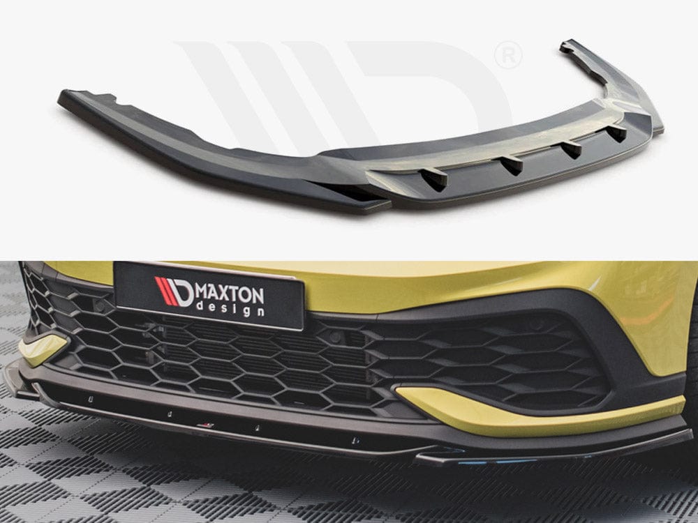 Maxton Design Front Splitter V2 VW Golf 8 GTI Clubsport 2020- Maxton Design SR
