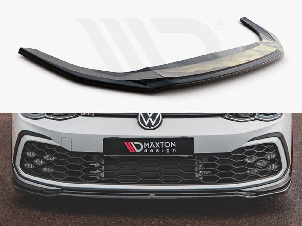 Maxton Design Front Splitter V4 VW Golf 8 GTI / R-line 2020- Maxton Design SR