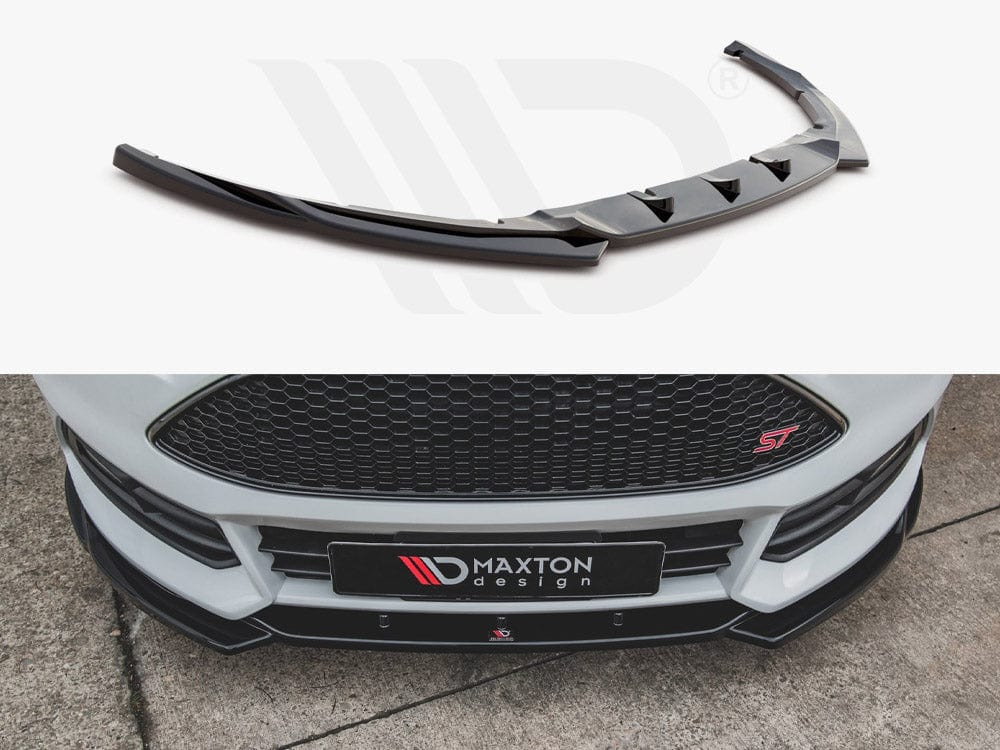 Maxton Design Front Splitter V5 Ford Focus ST MK3 Facelift 2015-2018 Maxton Design SR