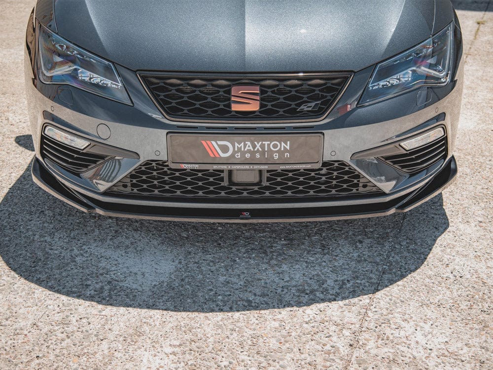 Maxton Design Front Splitter V5 Seat Leon Cupra/ FR MK3 Facelift 2017-2019 Maxton Design SR
