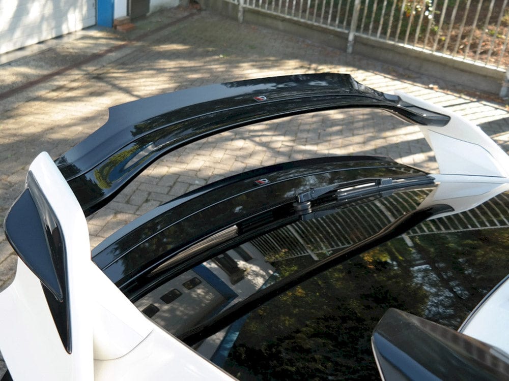 Maxton Design Gloss Black Bottom Spoiler Extension CAP V3 Honda Civic MK10 Type-r 2017-UP Maxton Design SR