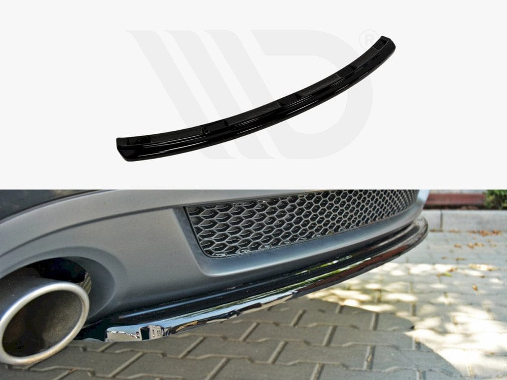 Maxton Design Gloss Black Central Rear Splitter Audi A5 S-Line 8T Maxton Design SR