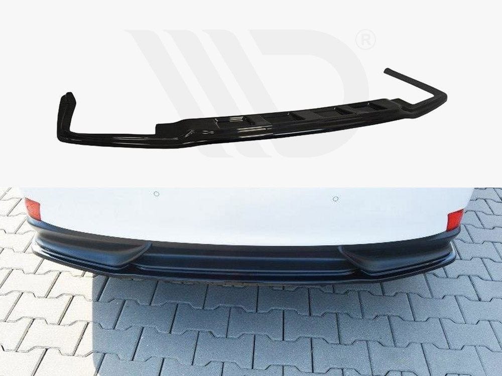 Maxton Design Gloss Black Central Rear Splitter Lexus IS 300H Mk3 Maxton Design SR